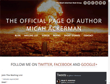 Tablet Screenshot of micahackerman.com